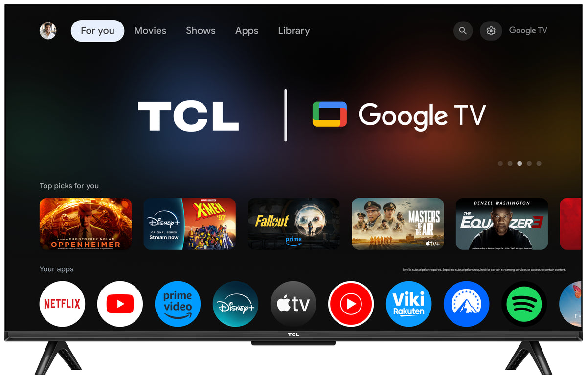 Televisão TCL 43T69C TV 43" Qled 4K Google TV