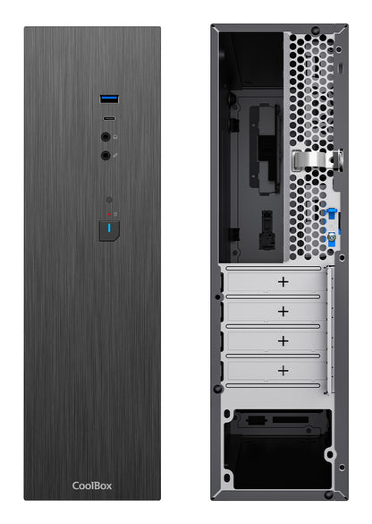 Caixa de Computador COOLBOX CAJA MICRO ATX SLIM T370 com FTE.BASIC500 - imagem 7