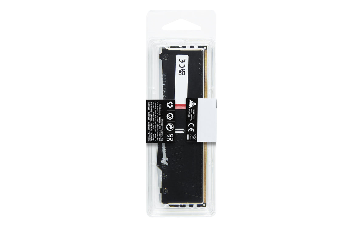 Memória RAM FURY Beast RGB 16GB/ DDR5/ 5600MHz/ 1.25V/ CL40/ DIMM Kingston