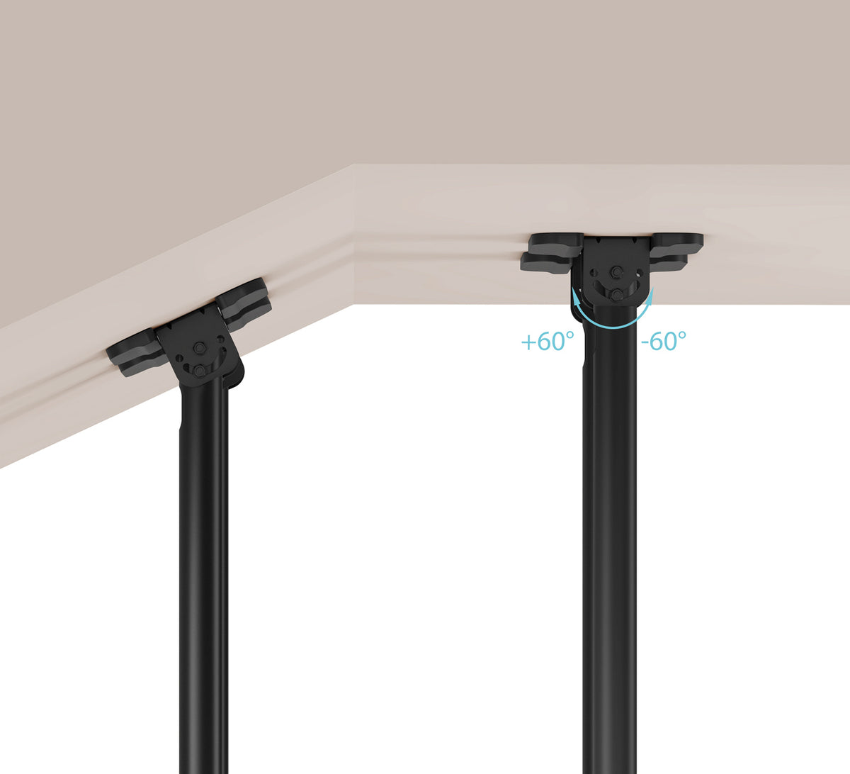 Suporte TV Tooq LPCE11120TSLI-B Teto 60"-120" - imagem 8