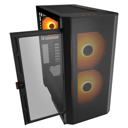 Caixa de Computador Cougar Caja Semitorre Airface Flo RGB preto - imagem 8