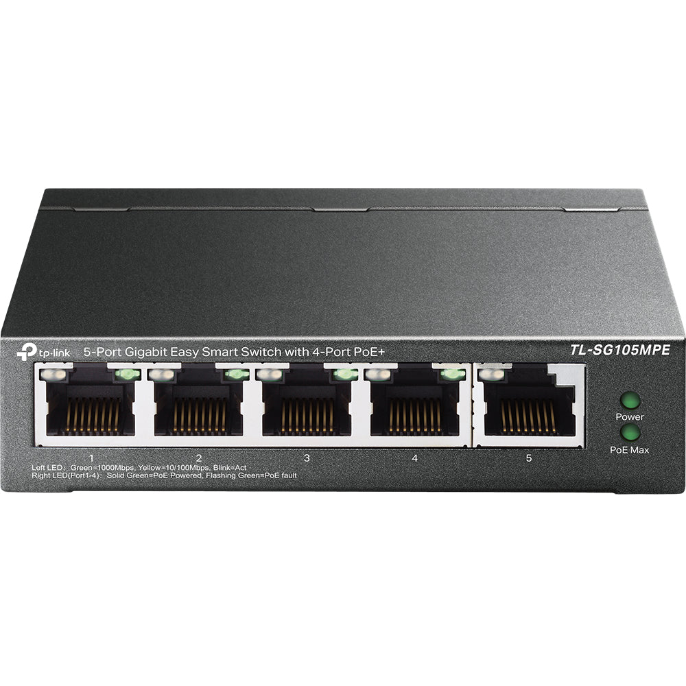 Switch de Rede TP-Link TL-SG105MPE 5xGbE (4PoE+) Metal - imagem 5