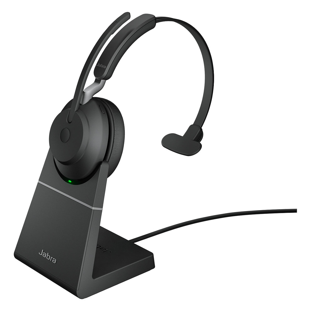 Jabra Evolve2 65 Mono UC + Ladestation + Link 380a, schwarz - Jabra