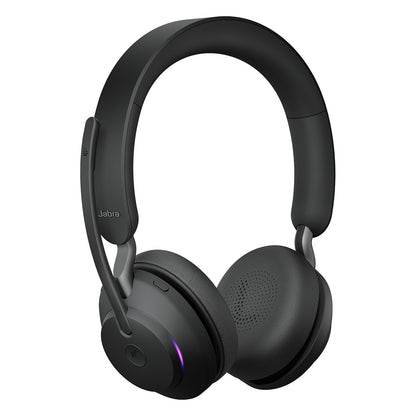 Jabra Evolve2 65 Stereo MS + Ladestation + Link 380 USB-A, schwarz - Jabra