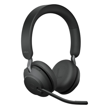 Jabra Evolve2 65 Stereo UC + Ladestation, USB-C, kabellos, schwarz - Jabra