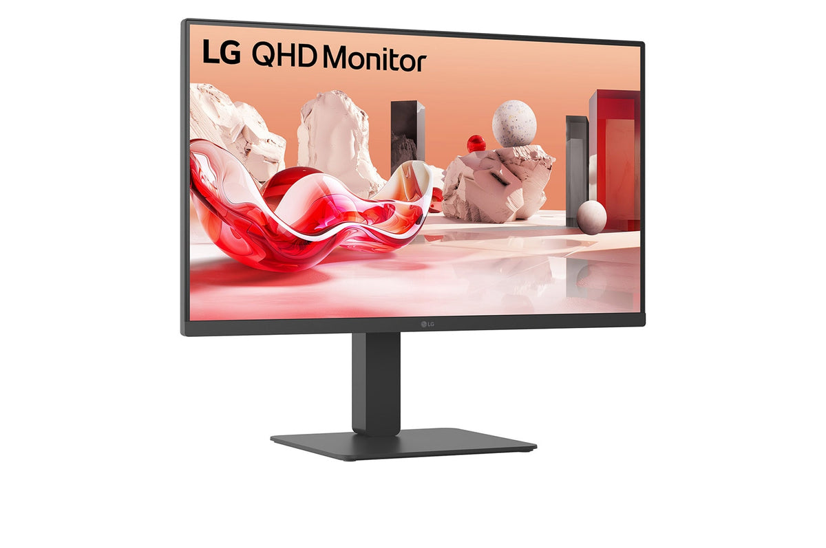 Monitor Profesional LG 27BA45QB-B 27"/ QHD/ Multimedia/ Regulable em altura/ preto