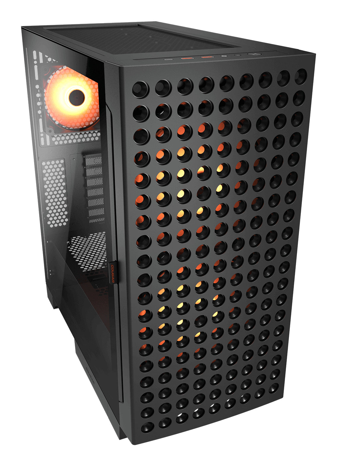 Caixa de Computador Cougar Caja Semitorre Airface Eco Rgb preto - imagem 6