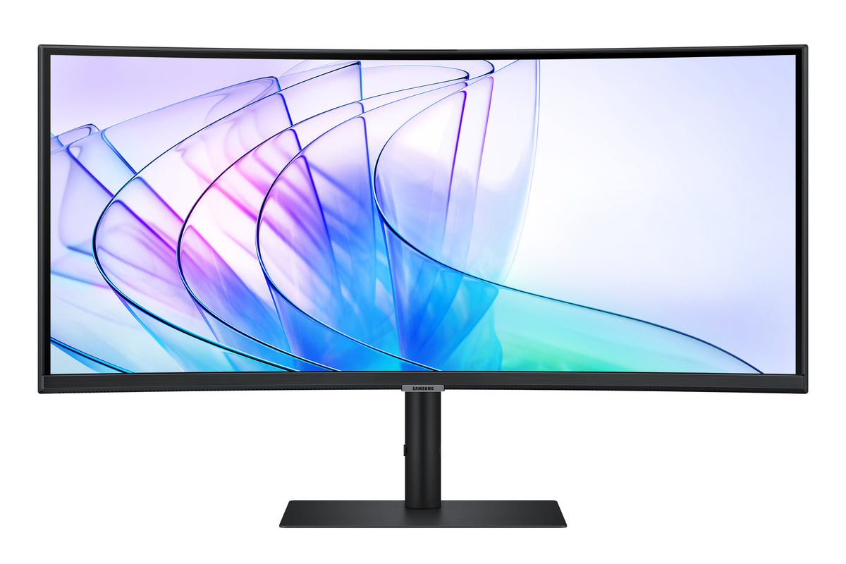 Monitor Samsung ViewFinity LS34C652VAU / LS34C652VAUXEN preto - imagem 2