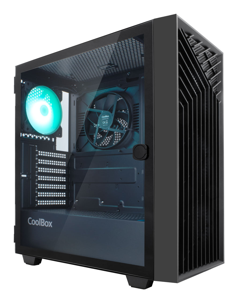 Caixa de Computador Coolbox Caja Gaming ATX GA300 GRIDLINE preto - imagem 6