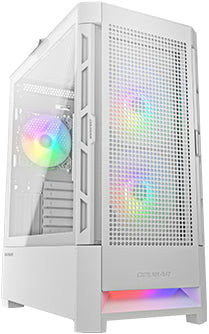 Caixa de Computador Cougar Caja Semitorre Duoface Rgb branco
