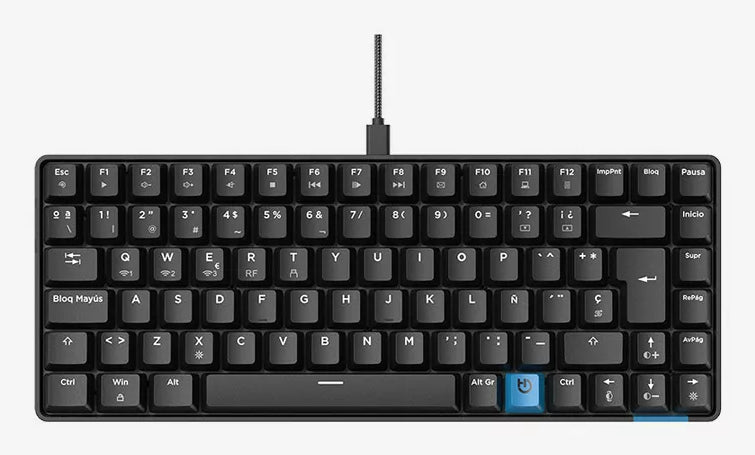 Teclado Hiditec Gaming GM1K Switches vermelho - imagem 16
