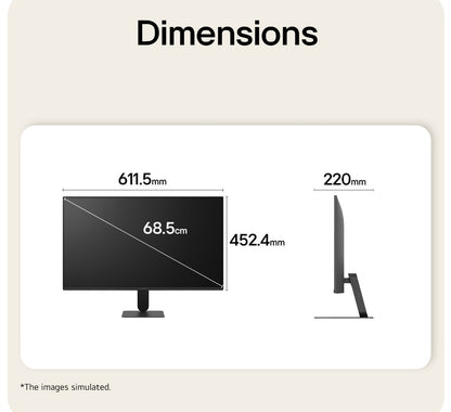 Monitor LG 27U411B-B 27"IPS FHD 144hz HDMI VGA - imagem 10