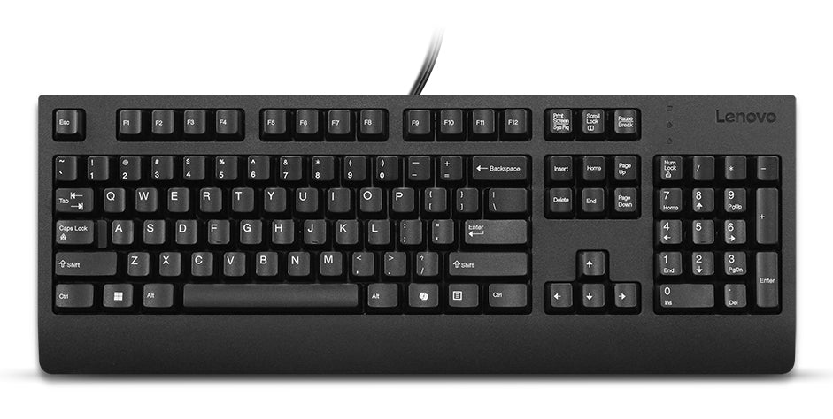 Teclado Lenovo Preferred Pro II USB AI / 4Y41R64596 preto