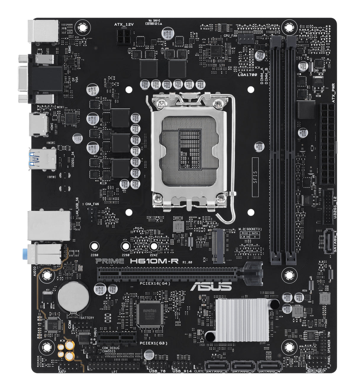ASUS Placa Base PRIME H610M-R DDR5 mATX 1700 - imagem 6