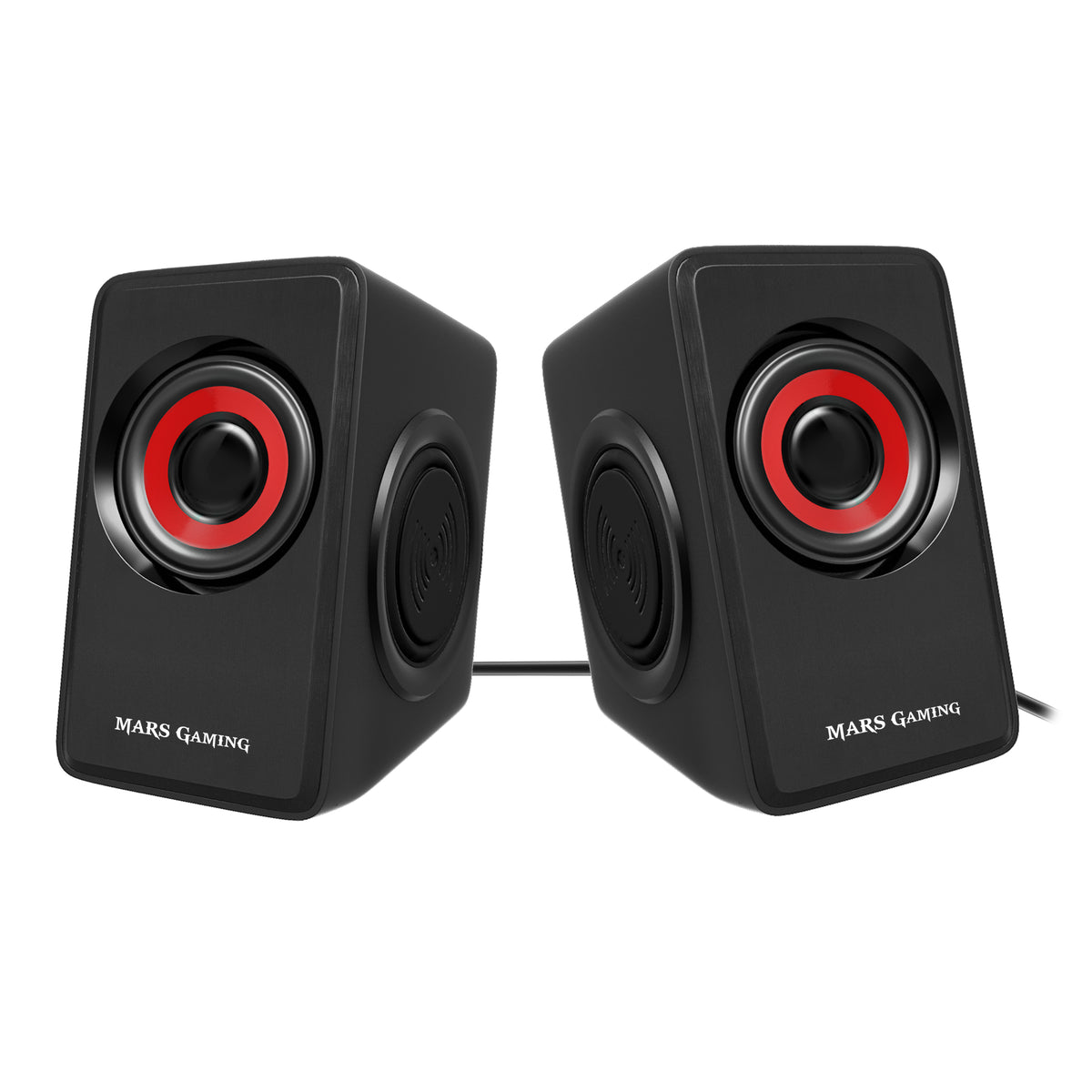 Coluna Mars de jogos Colunas 2.0 MS1 Preto/Vermelho - imagem 3