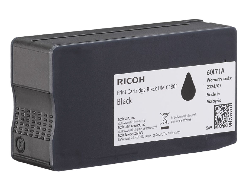 Ricoh Ink C180BK / 408517 preto Standard