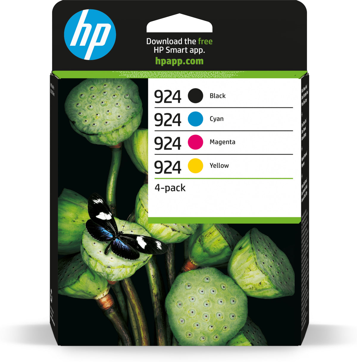 HP Ink 924 / 6C3Z1NE BK,C,M,e
