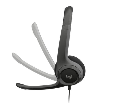 Auscultadores Logitech Auricular+Mic H390 USB Preto - imagem 9