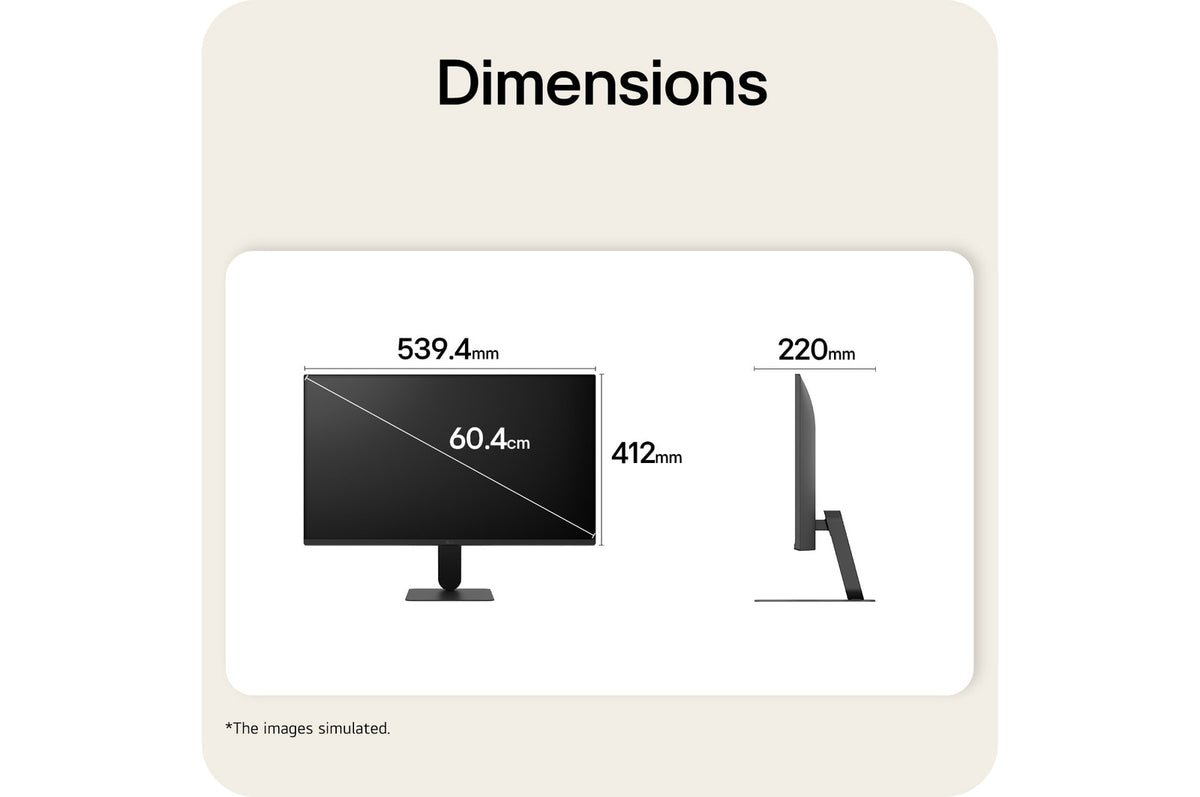Monitor LG 24U411B-B 23.8" FHD 144hz 1ms HDMI VGA - imagem 10