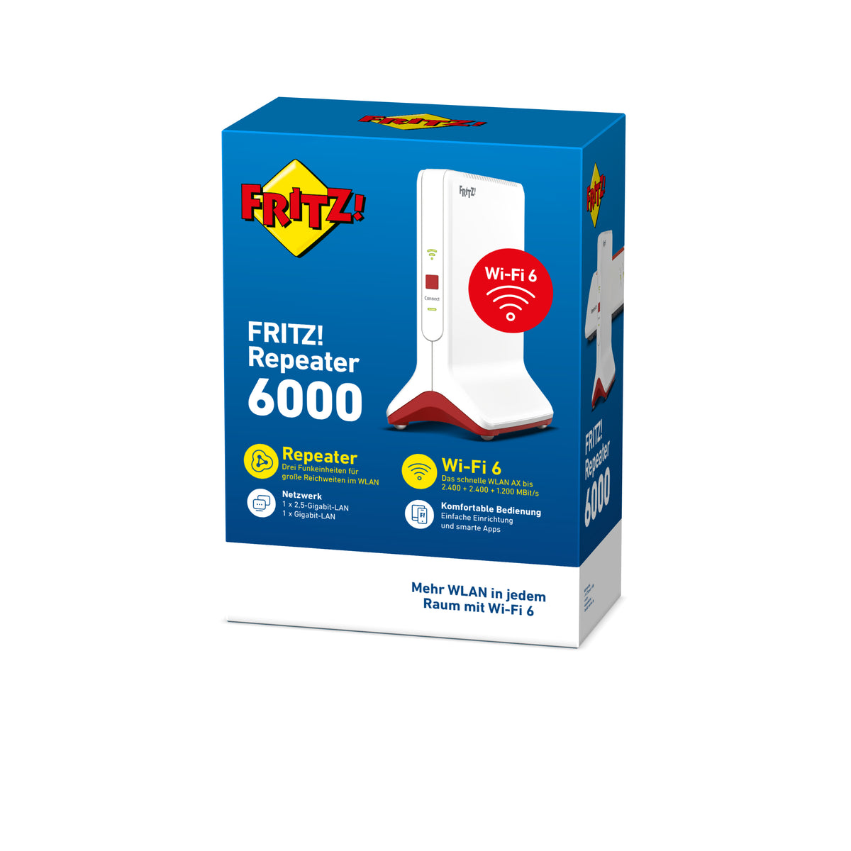 Ponto de Acesso Fritz! 6000 / 20002908 vermelho, branco - imagem 4