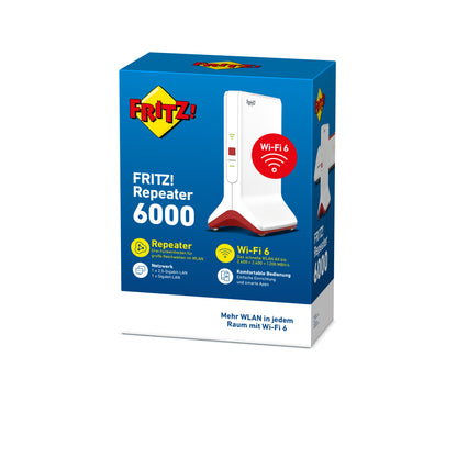 Ponto de Acesso Fritz! 6000 / 20002908 vermelho, branco - imagem 4