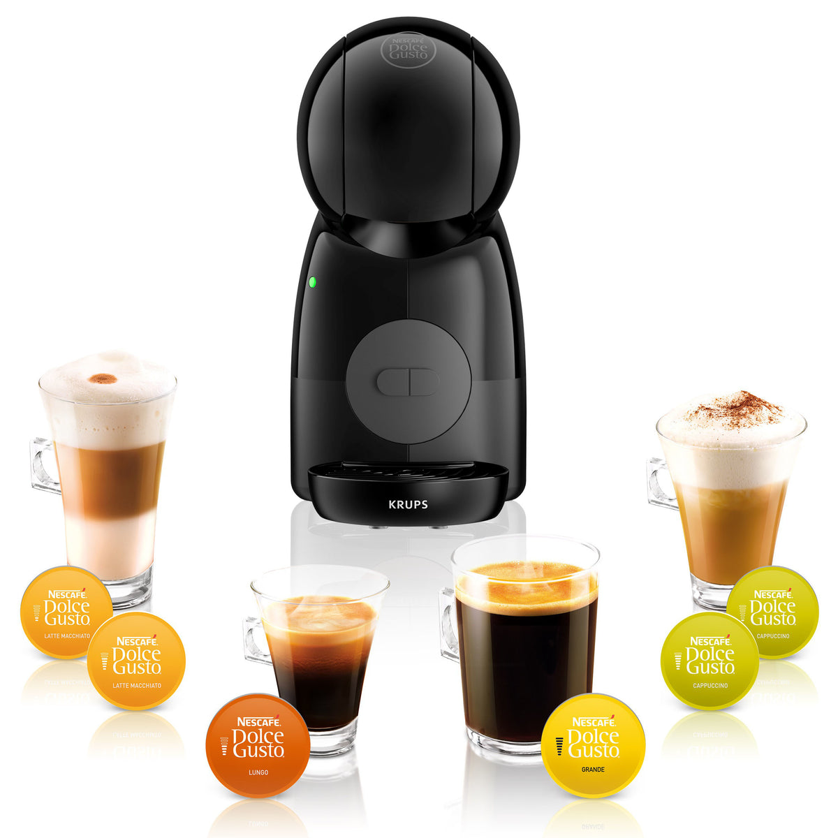 Máquina de Café Krups Nescafé Dolce Gusto Piccolo XS / KP1A3B10 preto - imagem 6