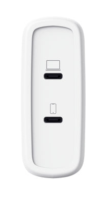 carregador de Pared GaN Trust Maxo 100W/ 2xUSB Tipo-C/ Inclui cabo USB Tipo-C/ 100W