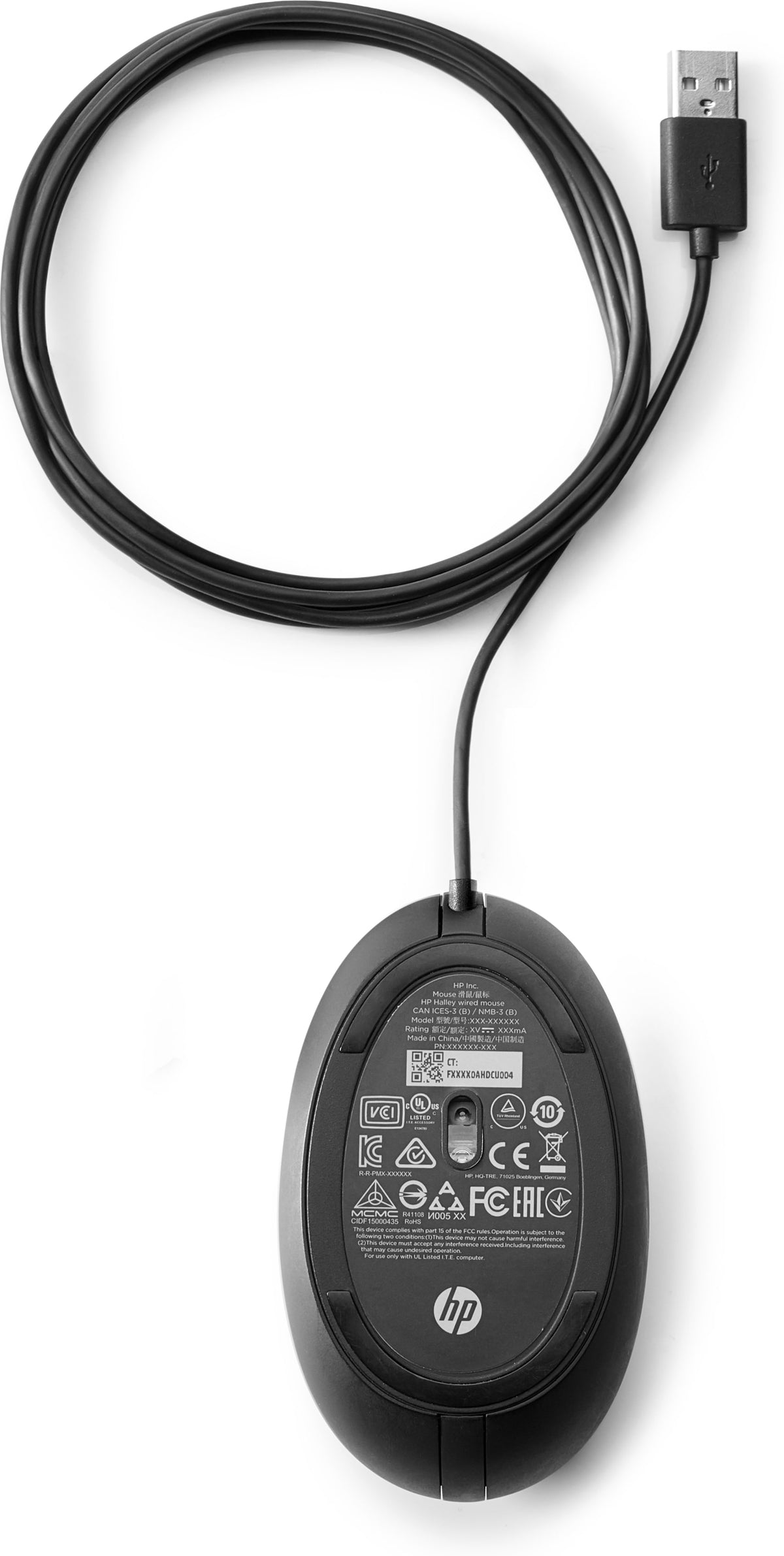 Rato HP 9VA80AA / 9VA80AA#AC3 preto - imagem 4