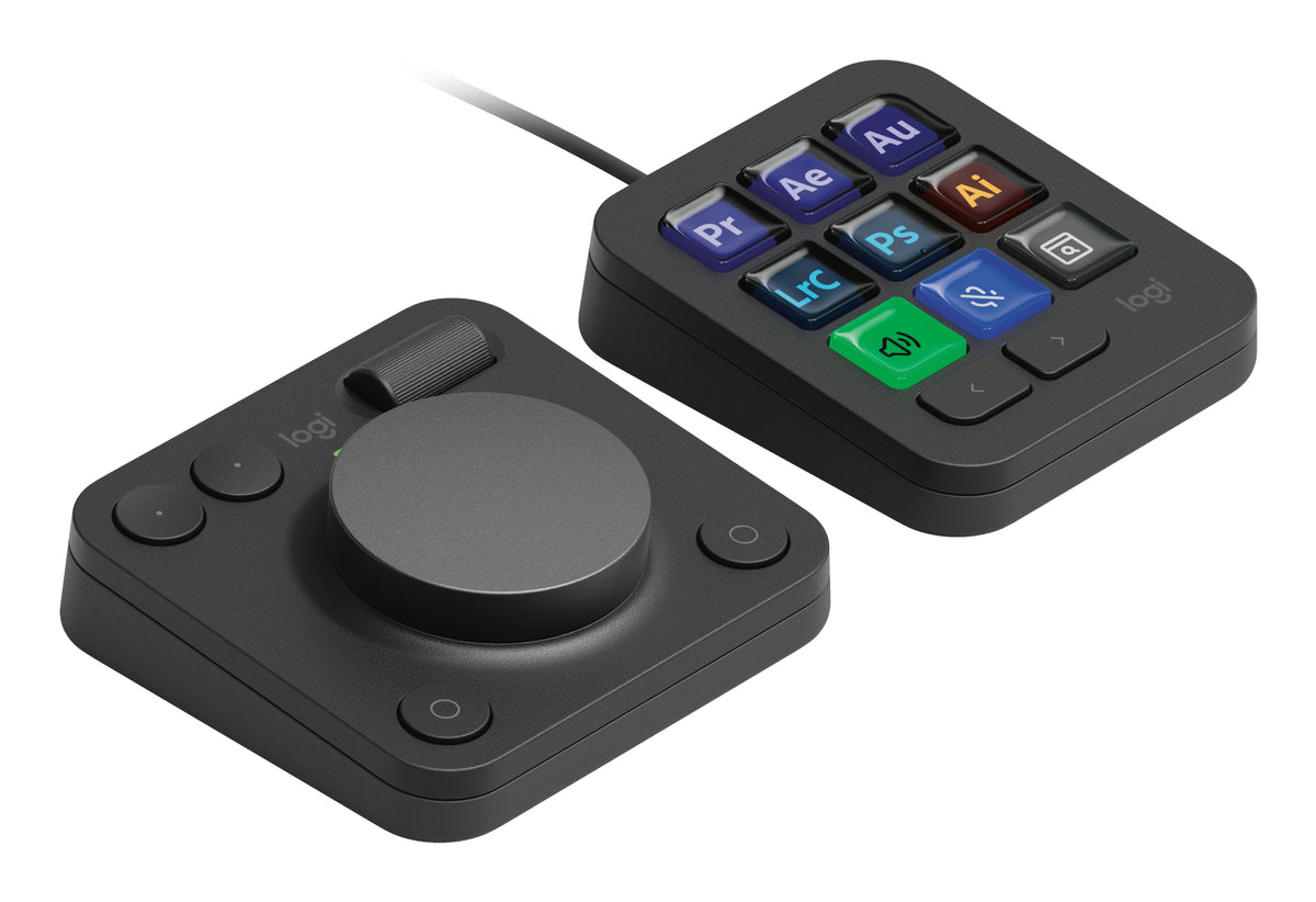 Comando de jogos Logitech MX Creative Console / 920-012931 Graphite - imagem 14