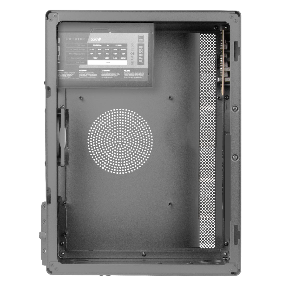 Fonte de Alimentação Tacens Microatx NOVAX550BR 550W 80PLUS Br Preto - imagem 7