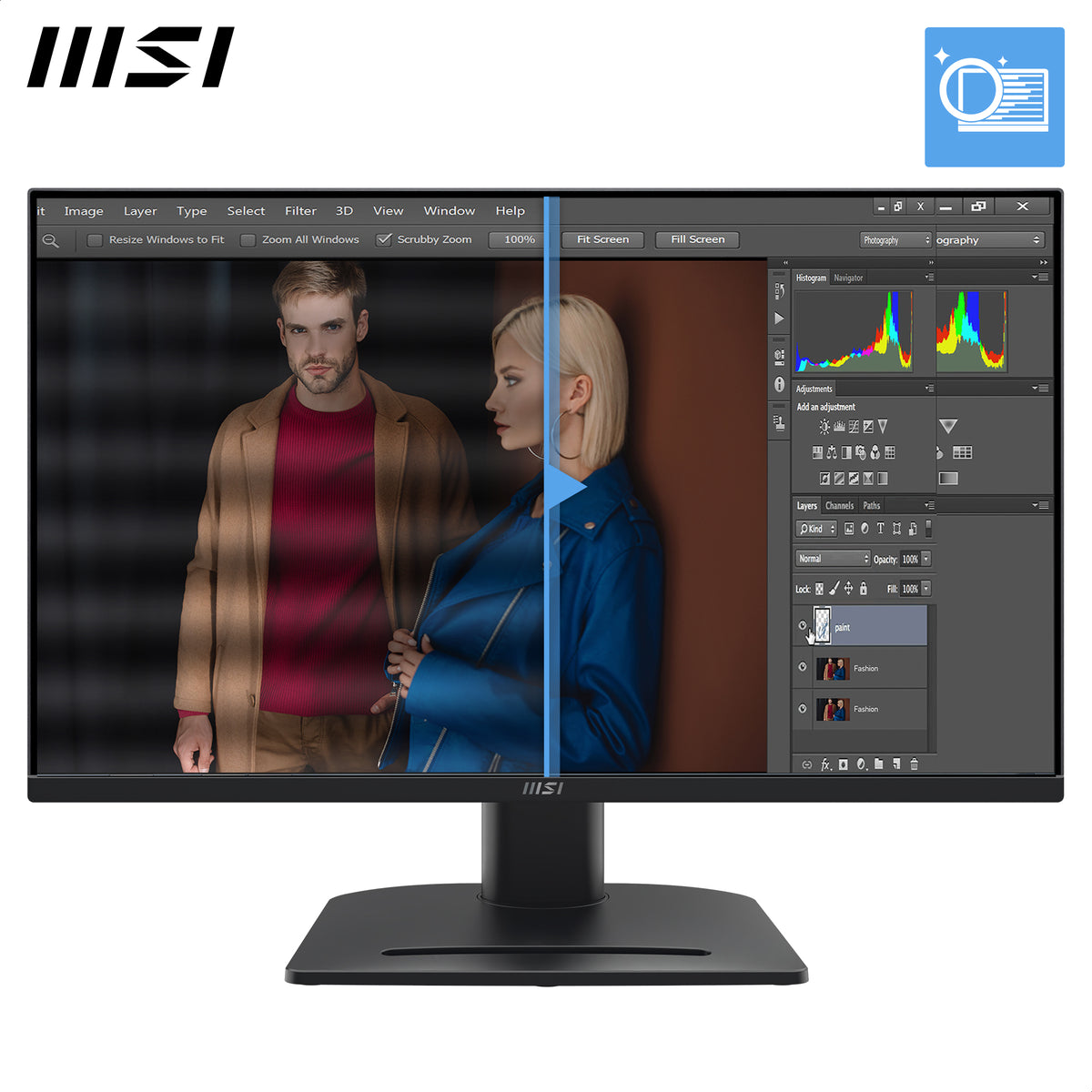 Monitor MSI MP275QPG 27"100h WQHD AA MM - imagem 11