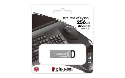 Pen USB Kingston DataTraveler DTKN 256GB USB 3.2 Gen1 Plat - imagem 7