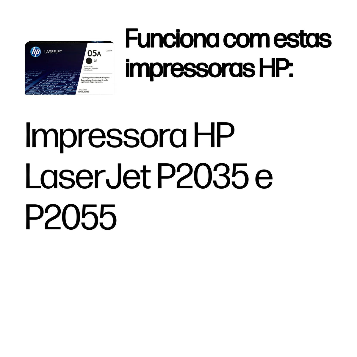 HP toner CE505A Preto - imagem 3