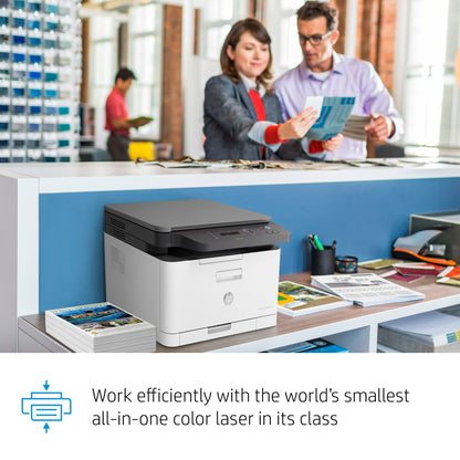 Impressora multifunções HP Multifunções Laser a cores 178NW WiFi/ Branco - imagem 22