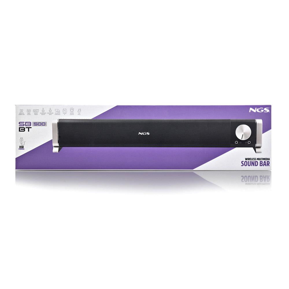 Coluna NGS Barra de Som PC Sem Fios 200W BT - imagem 15