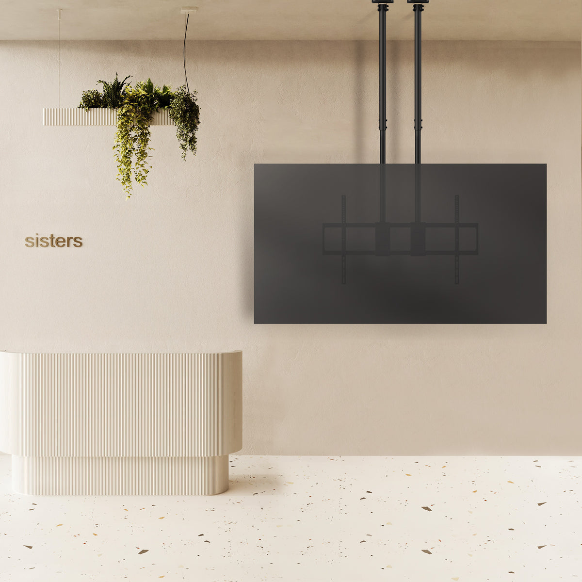 Suporte TV Tooq LPCE11120TSLI-B Teto 60"-120" - imagem 9