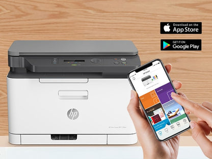 Impressora multifunções HP Multifunções Laser a cores 178NW WiFi/ Branco - imagem 28