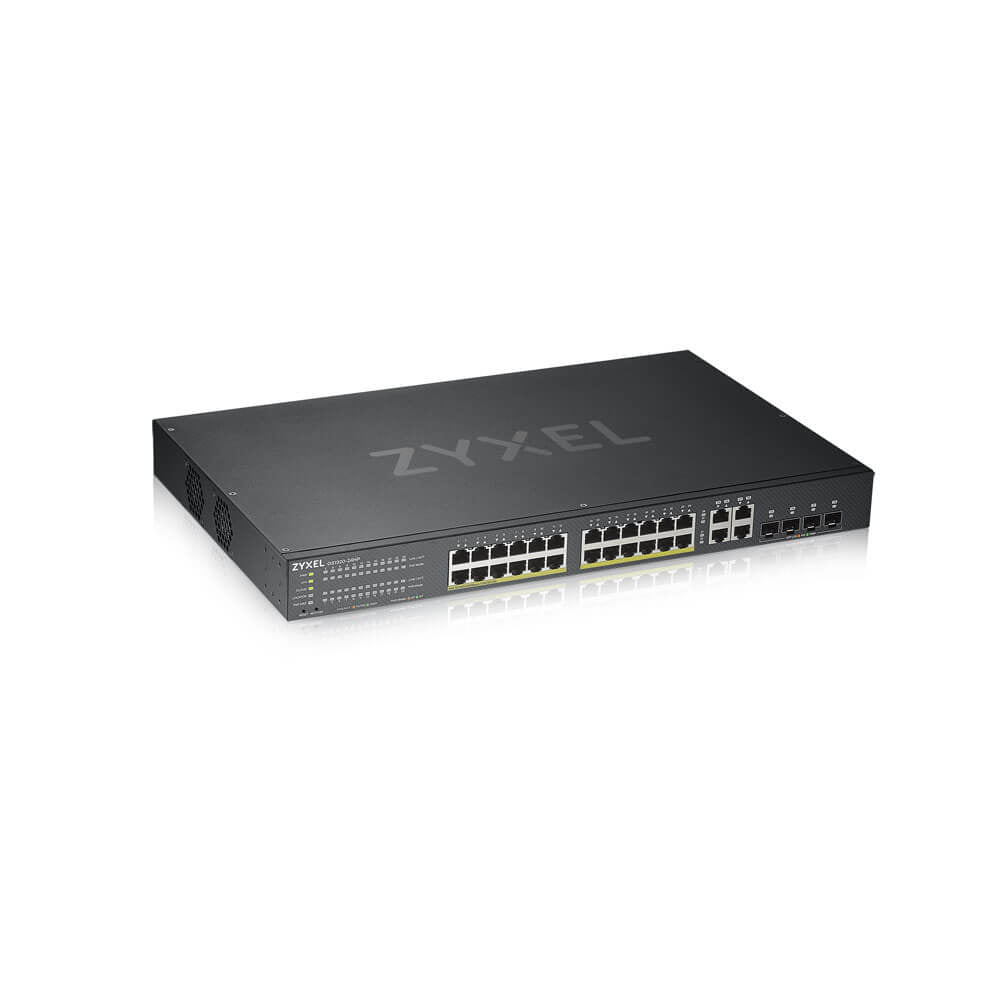 Switch de Rede ZyXEL GS1920-24HPv2 24xGbE PoE 4xCombo