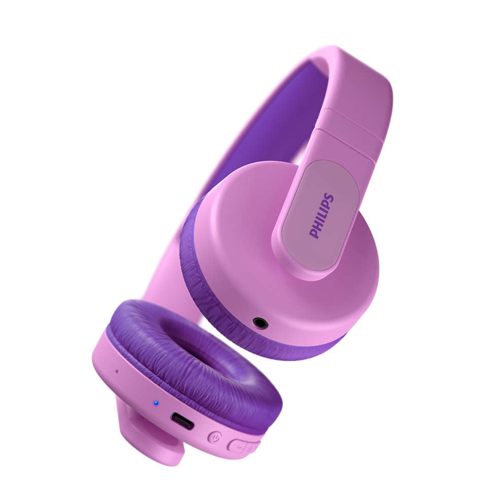 Auscultadores Philips TAK4206/ sem fios/ com microfone/ Bluetooth/ Rosa
