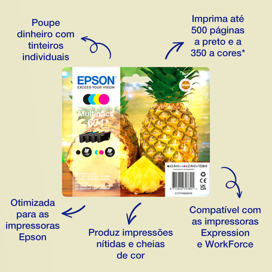 Epson Ink T10G64 / C13T10G64010 BK,C,M,e Multipack