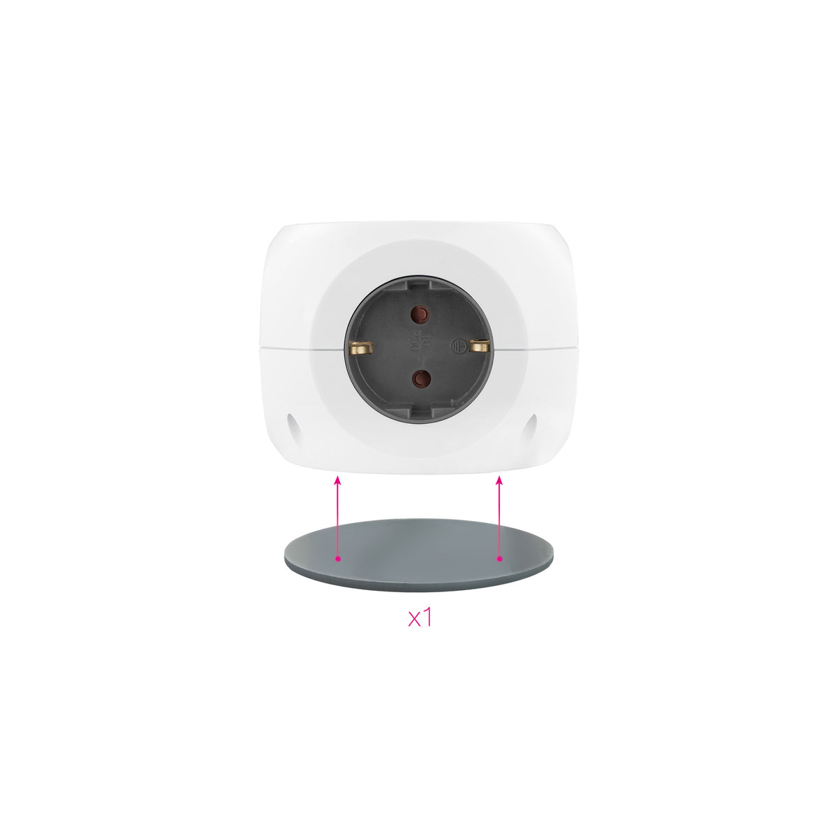 Nanocable Base de enchufes com 4 USB Branco - imagem 10