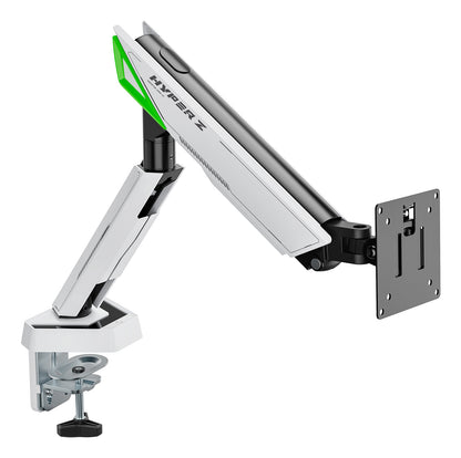 Suporte para mesa de jogos com contrapeso para monitor Aisens DT49TSR-343/ Swivel/Tilt/Tie 16kg