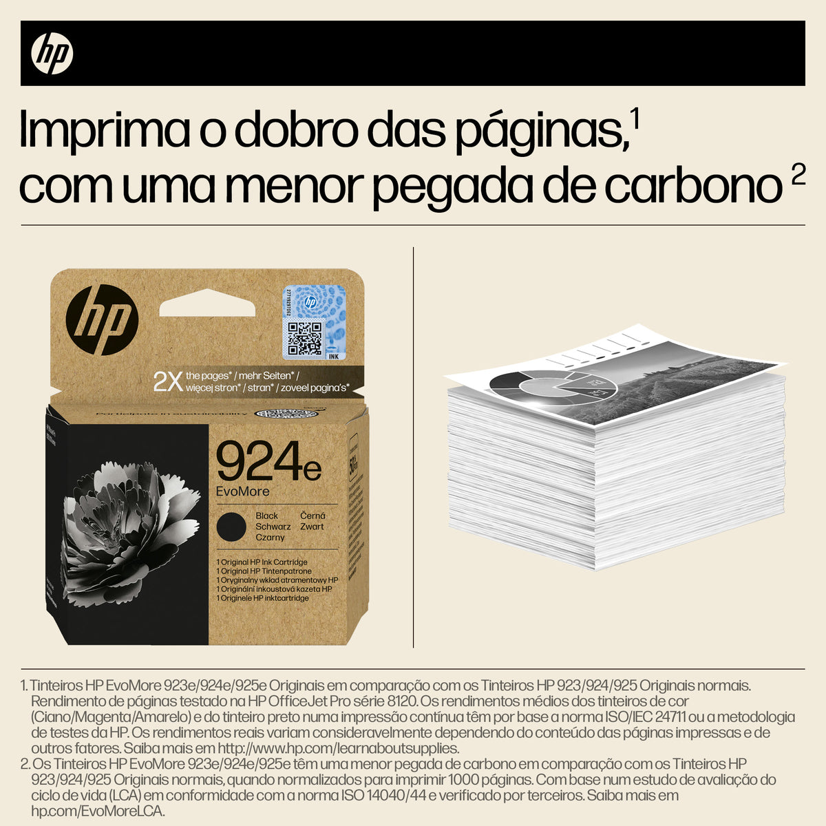 HP Ink 924E / 4K0V0NE preto XL - imagem 4