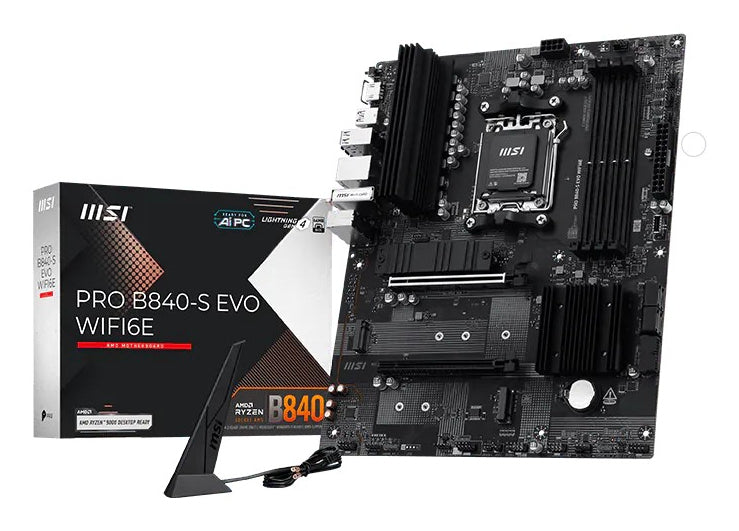 MSI Placa Base PRO B840-S EVO WIFI6E DDR5 mATX - imagem 4