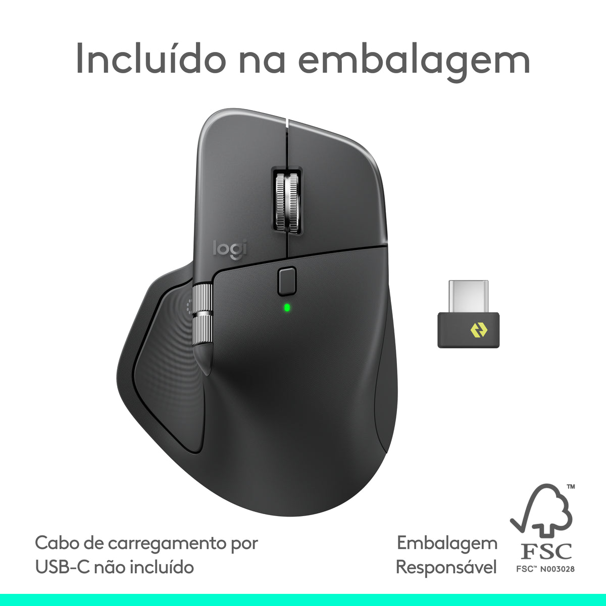Rato Logitech MX Master 4 / 910-007562 Graphite Standard - imagem 25