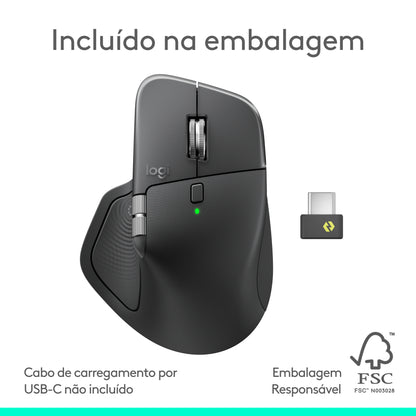 Rato Logitech MX Master 4 / 910-007562 Graphite Standard - imagem 25