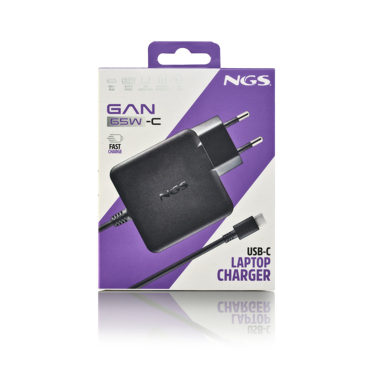 Carregador para Portátil NGS 65W Saída USB-C com CABLE - imagem 9