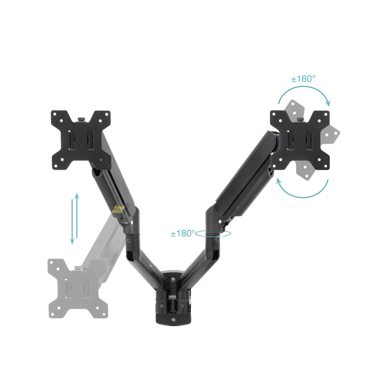 Suporte TV Tooq Parede LP1434TNR-B 2 brazo 13-34 Preto - imagem 7