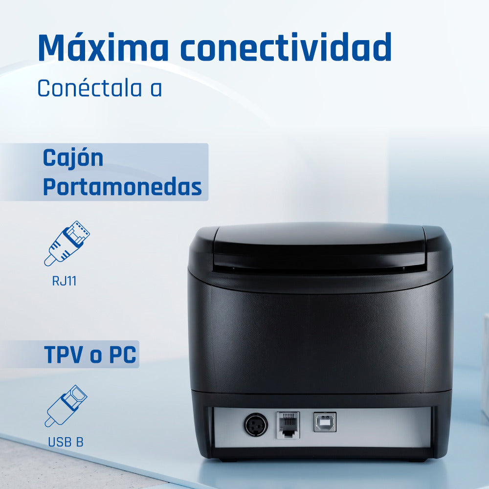 Impressora iggual térmica tickets TP EASY 80 USB+RJ - imagem 7