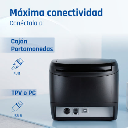 Impressora iggual térmica tickets TP EASY 80 USB+RJ - imagem 7